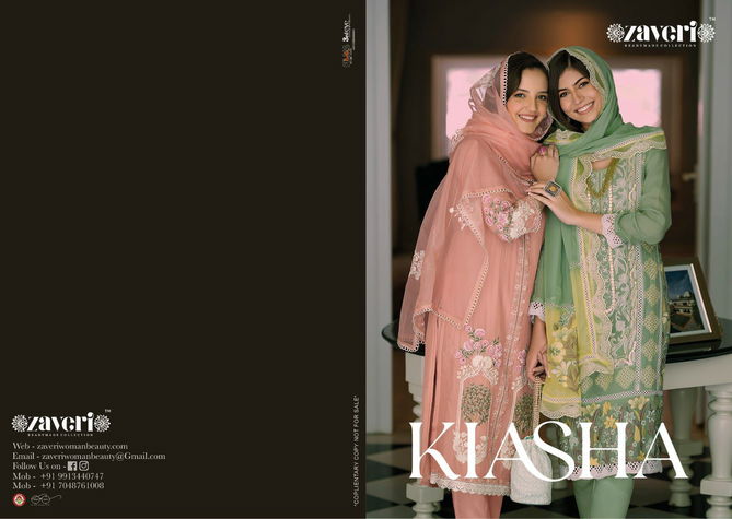 Kiasha By Zaveri Designer Readymade Suits Catalog